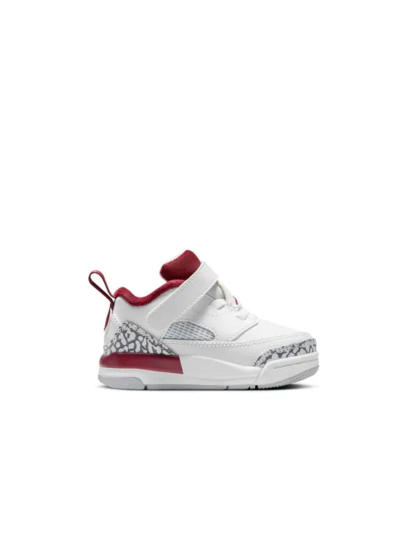 Кроссовки spizike low 'white wolf grey anthracite team red' Air Jordan — изображение 2 из 4, белый/серый//красный