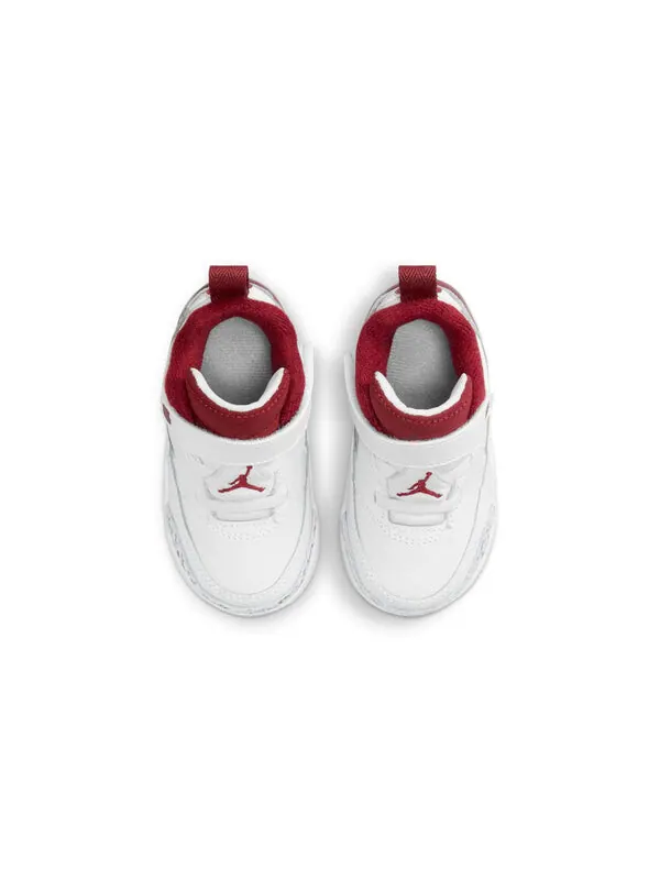 Кроссовки spizike low 'white wolf grey anthracite team red' Air Jordan — изображение 4 из 4, белый/серый//красный