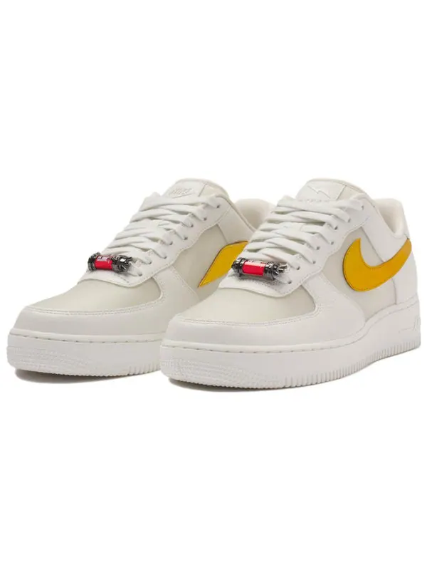 Кроссовки x rtfkt air force 1 low 'angel' Nike — изображение 3 из 4, белый/желтый