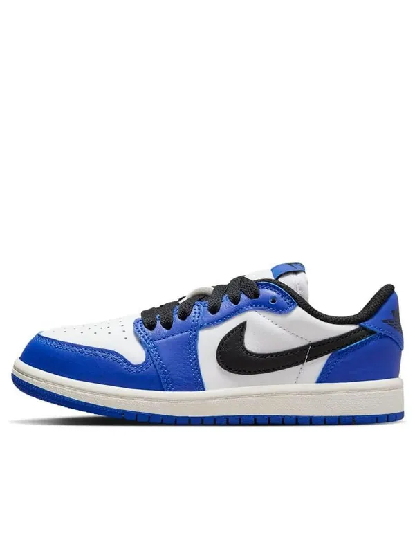 Кроссовки 1 retro low og 'game royal' Air Jordan — изображение 1 из 4, белый/черный