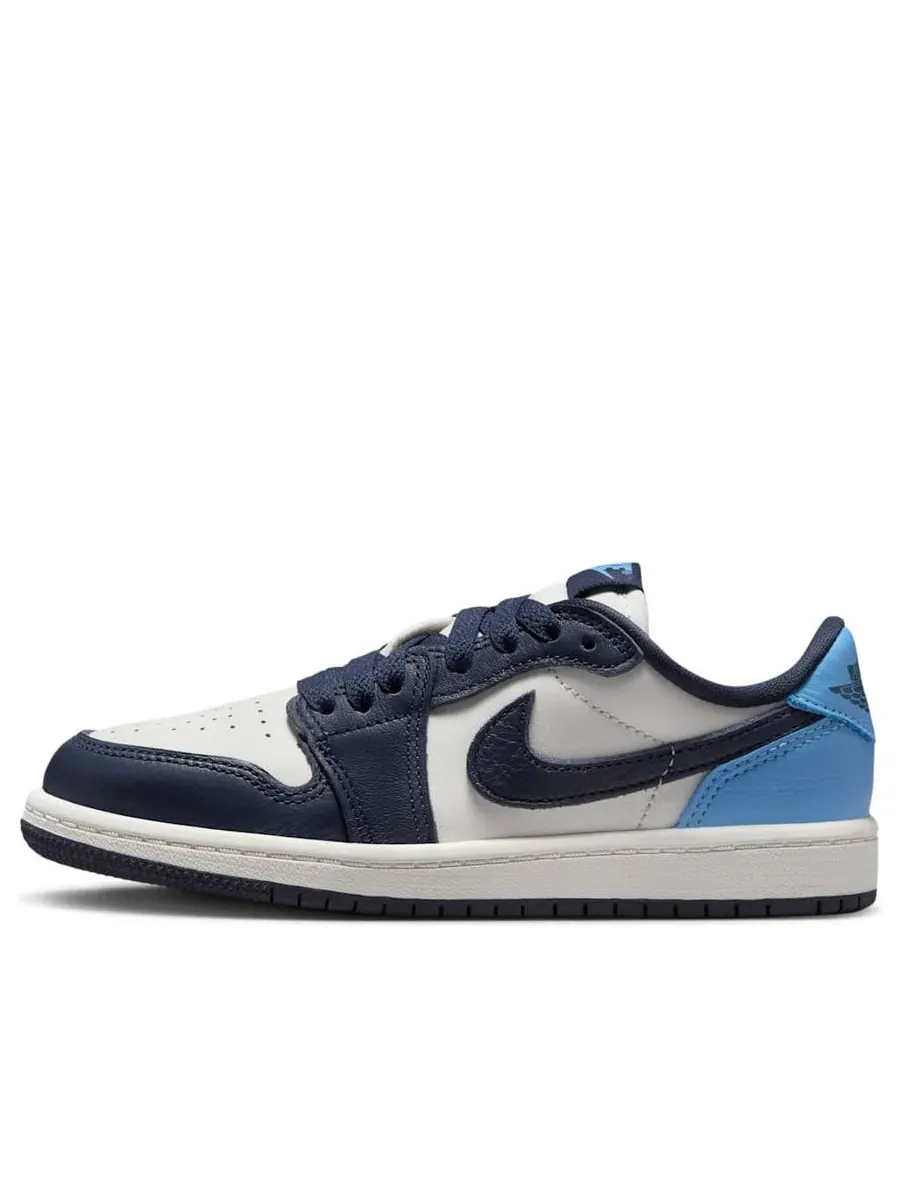 Кроссовки (PS) Air Jordan 1 Low OG 'Obsidian' — изображение 1 из 6, белый