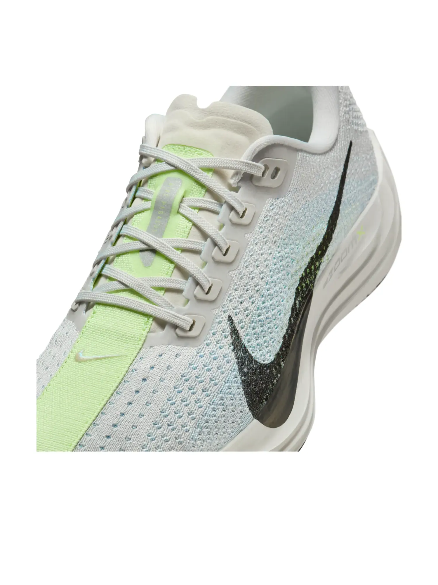 Кроссовки (WMNS) Nike Zoom Pegasus Plus 'Platinum Tint Barely Volt' — изображение 5 из 7, серый