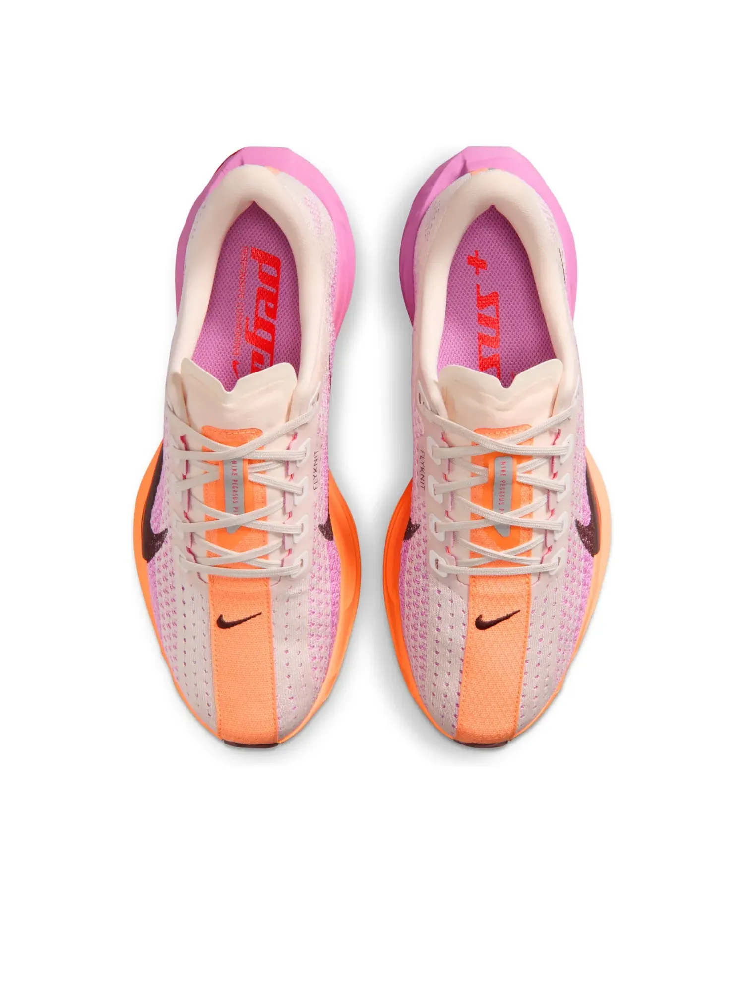 Кроссовки (WMNS) Nike Pegasus Plus 'Chalk Tattoo Light Magenta Crimson' — изображение 2 из 6, розовый