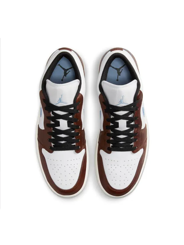 Кроссовки 1 low se 'brown blue grey' Air Jordan — изображение 4 из 4, белый/синий серый/черный
