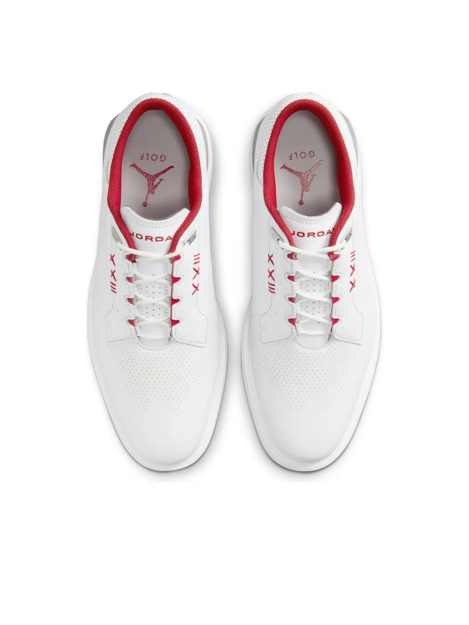 Кроссовки Air Jordan ADG 5 Wide 'White Fire Red' — изображение 2 из 7, белый
