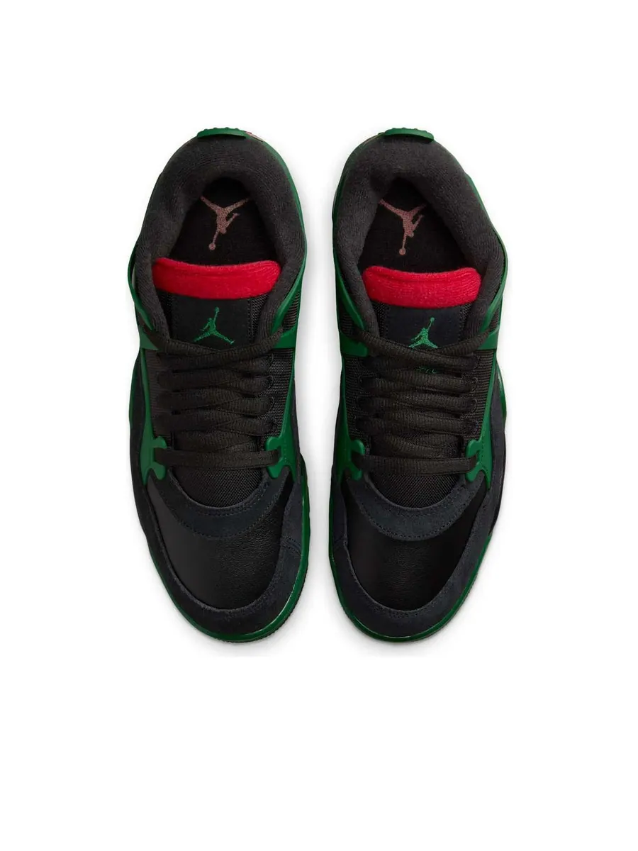 Кроссовки Air Jordan 4 RM 'Black Gorge Green University Red' — изображение 3 из 5, черный