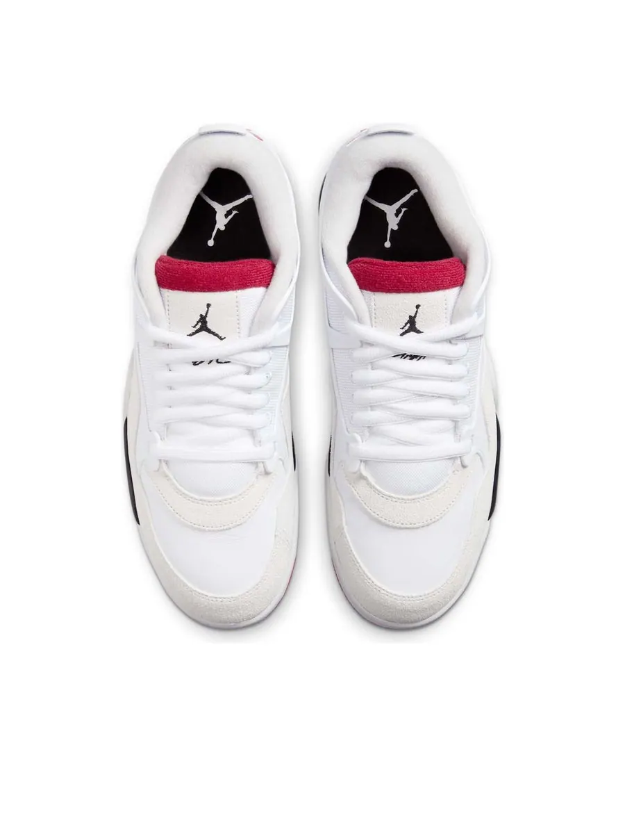 Кроссовки Air Jordan 4 RM 'White Fire Red' — изображение 4 из 6, белый