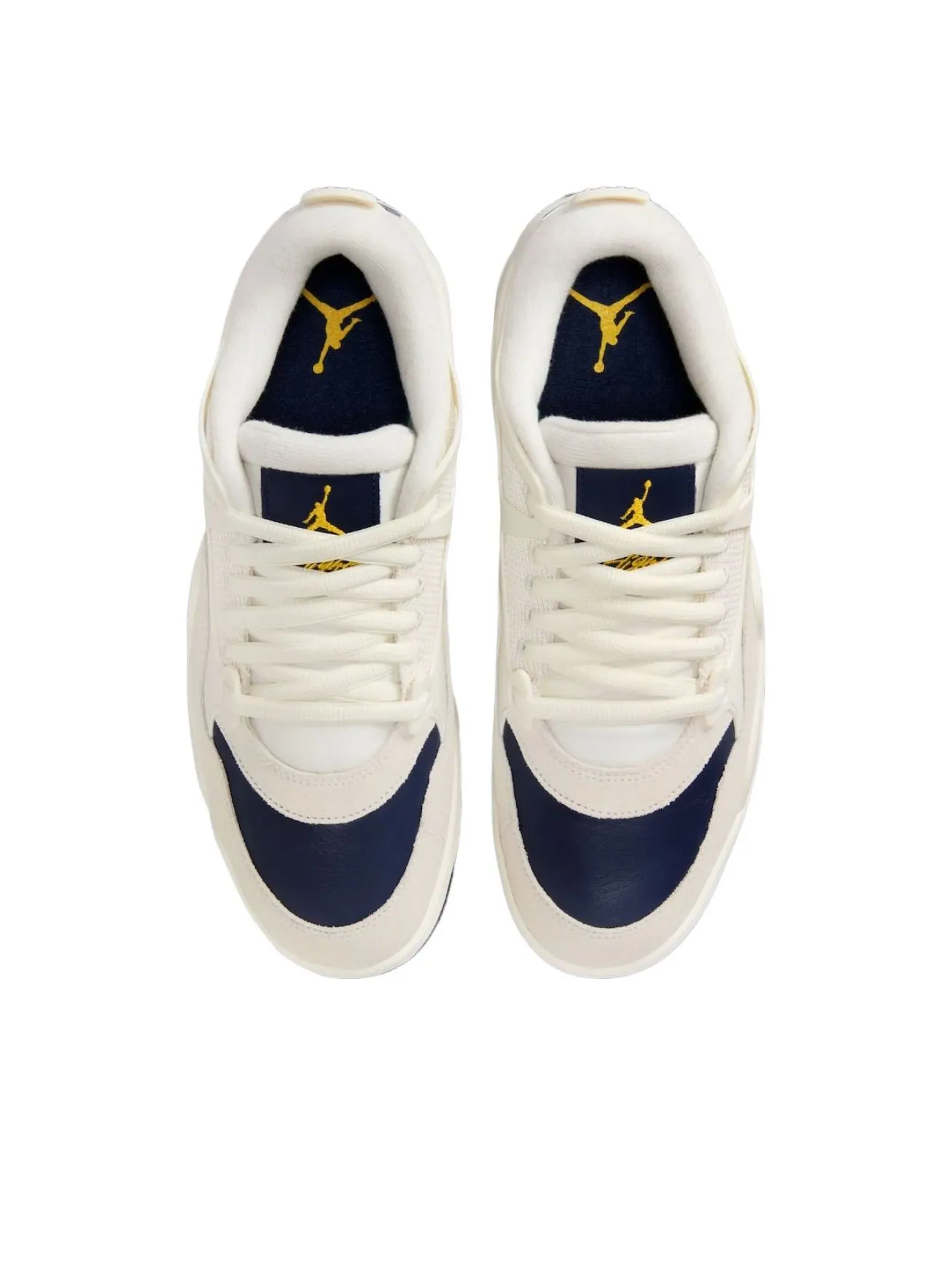 Кроссовки Air Jordan 4 RM 'Sail Midnight Navy' — изображение 3 из 5, золотистый/темно-синий