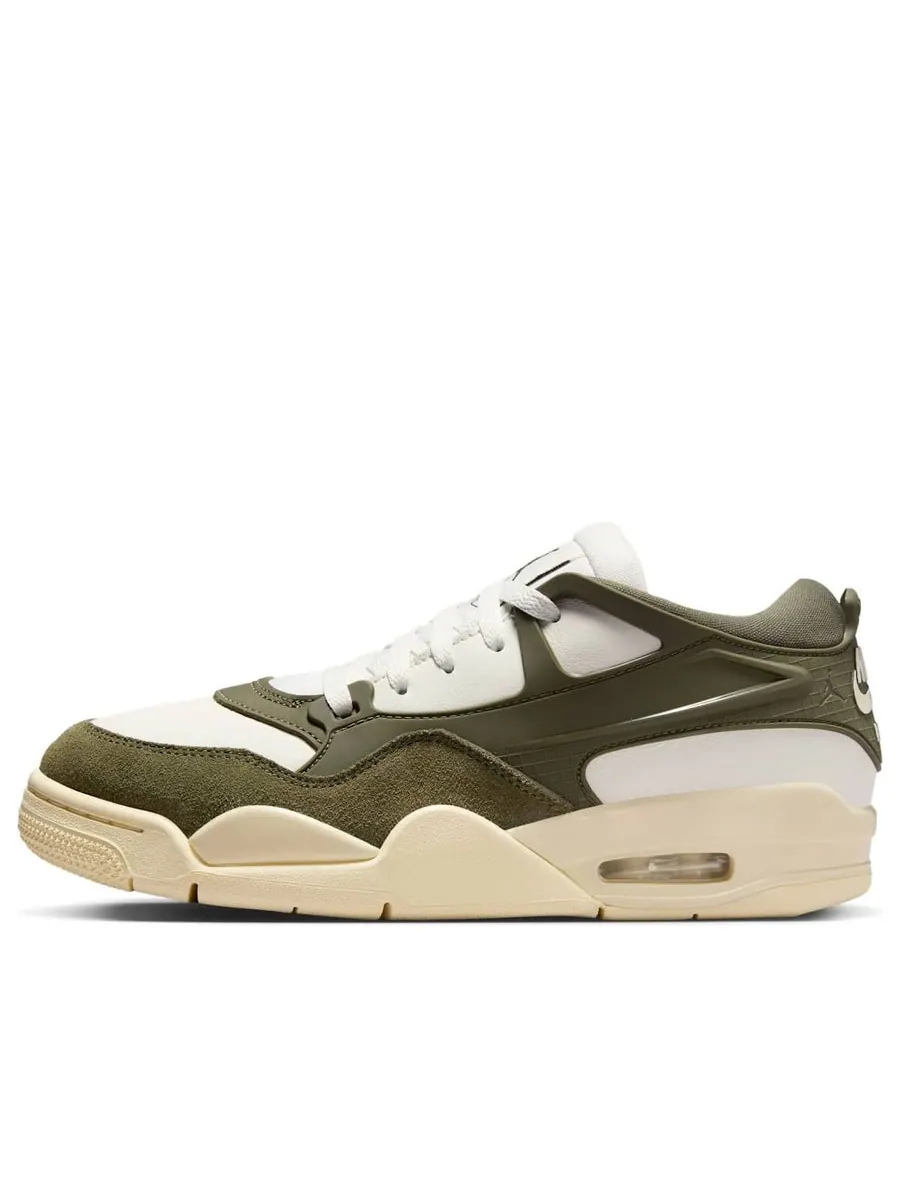 Кроссовки (WMNS) Air Jordan 4 RM 'Medium Olive' — изображение 1 из 6, оливковый зеленый