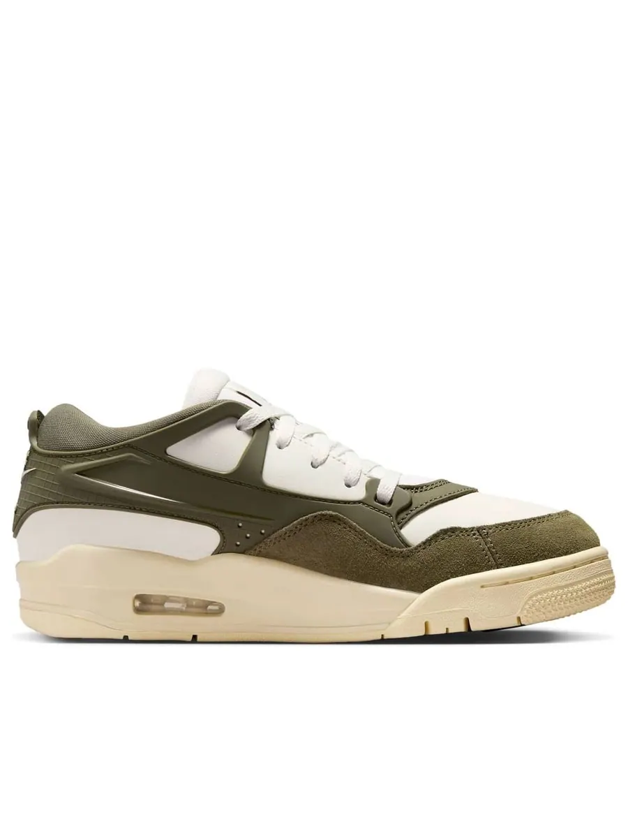 Кроссовки (WMNS) Air Jordan 4 RM 'Medium Olive' — изображение 2 из 6, оливковый зеленый