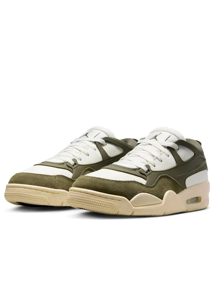 Кроссовки (WMNS) Air Jordan 4 RM 'Medium Olive' — изображение 3 из 6, оливковый зеленый