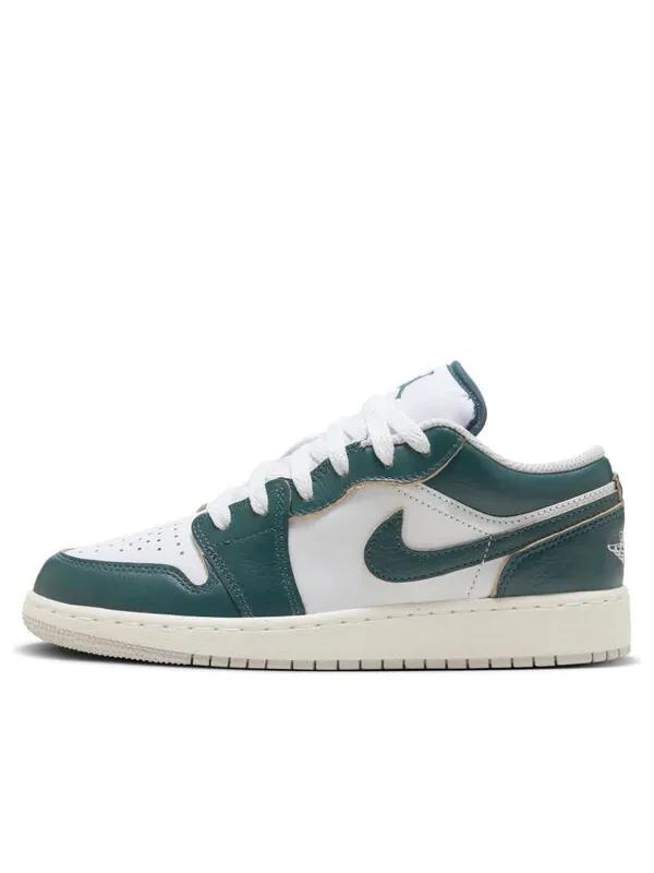 Кроссовки 1 низкие Air Jordan — изображение 1 из 4, зеленый/белый