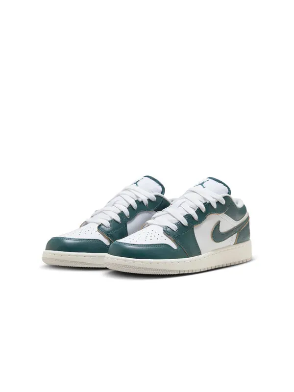 Кроссовки 1 низкие Air Jordan — изображение 2 из 4, зеленый/белый
