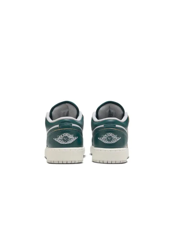 Кроссовки 1 низкие Air Jordan — изображение 4 из 4, зеленый/белый