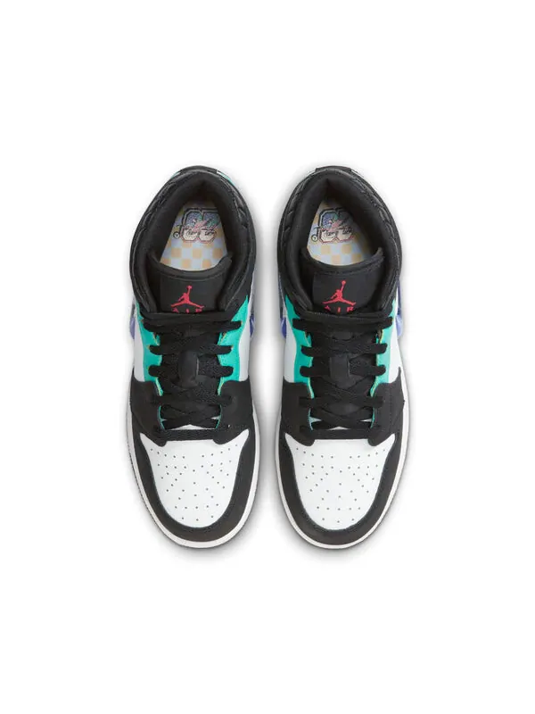 Кроссовки 1 средний размер Air Jordan — изображение 3 из 4, черный
