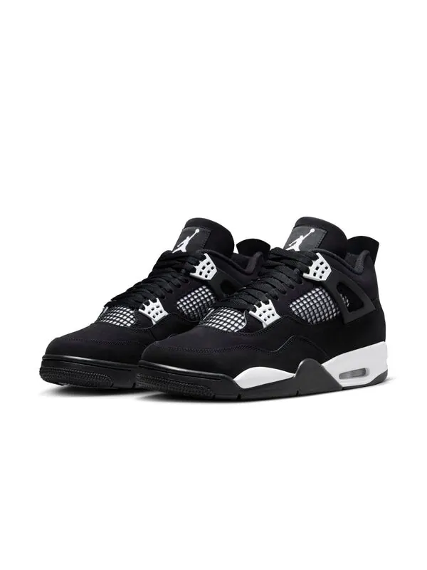 Кроссовки 4 ретро Air Jordan — изображение 2 из 4, черный/белый