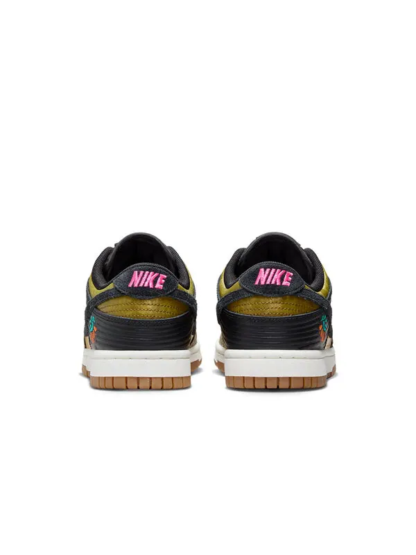Кроссовки данк лоу Nike — изображение 4 из 4, черный/золотистый
