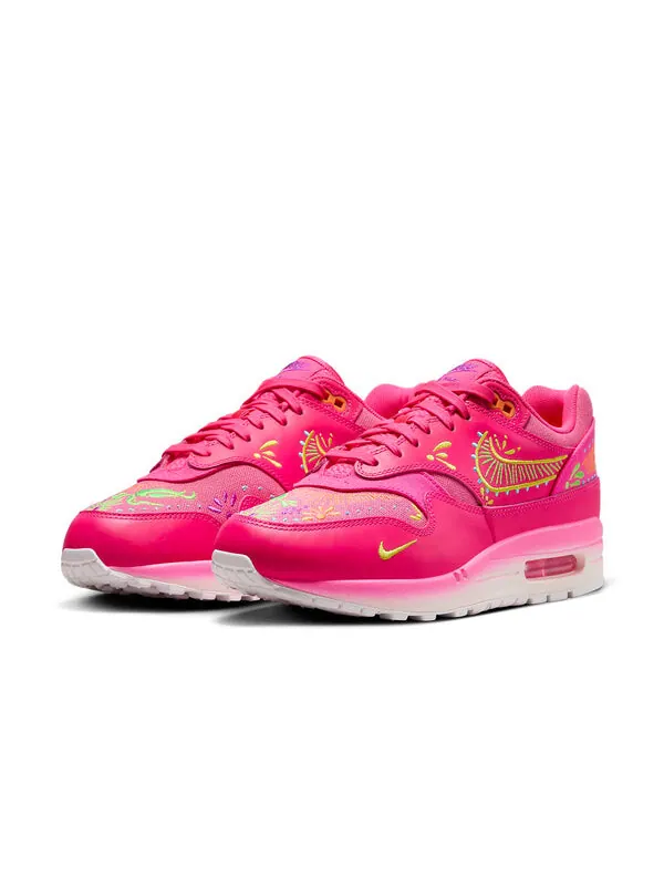 Кроссовки air max 1 premium 'da de muertos' Nike — изображение 2 из 4, розовый//желтый/зеленый