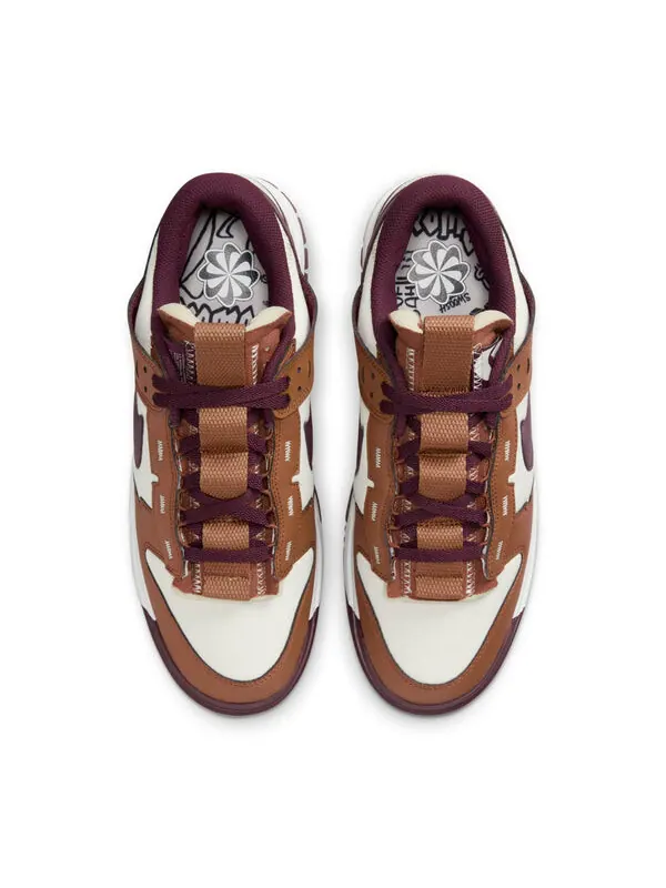 Кроссовки dunk low jumbo 'light british tan' Nike — изображение 4 из 4, светлый бежевый/бордовый
