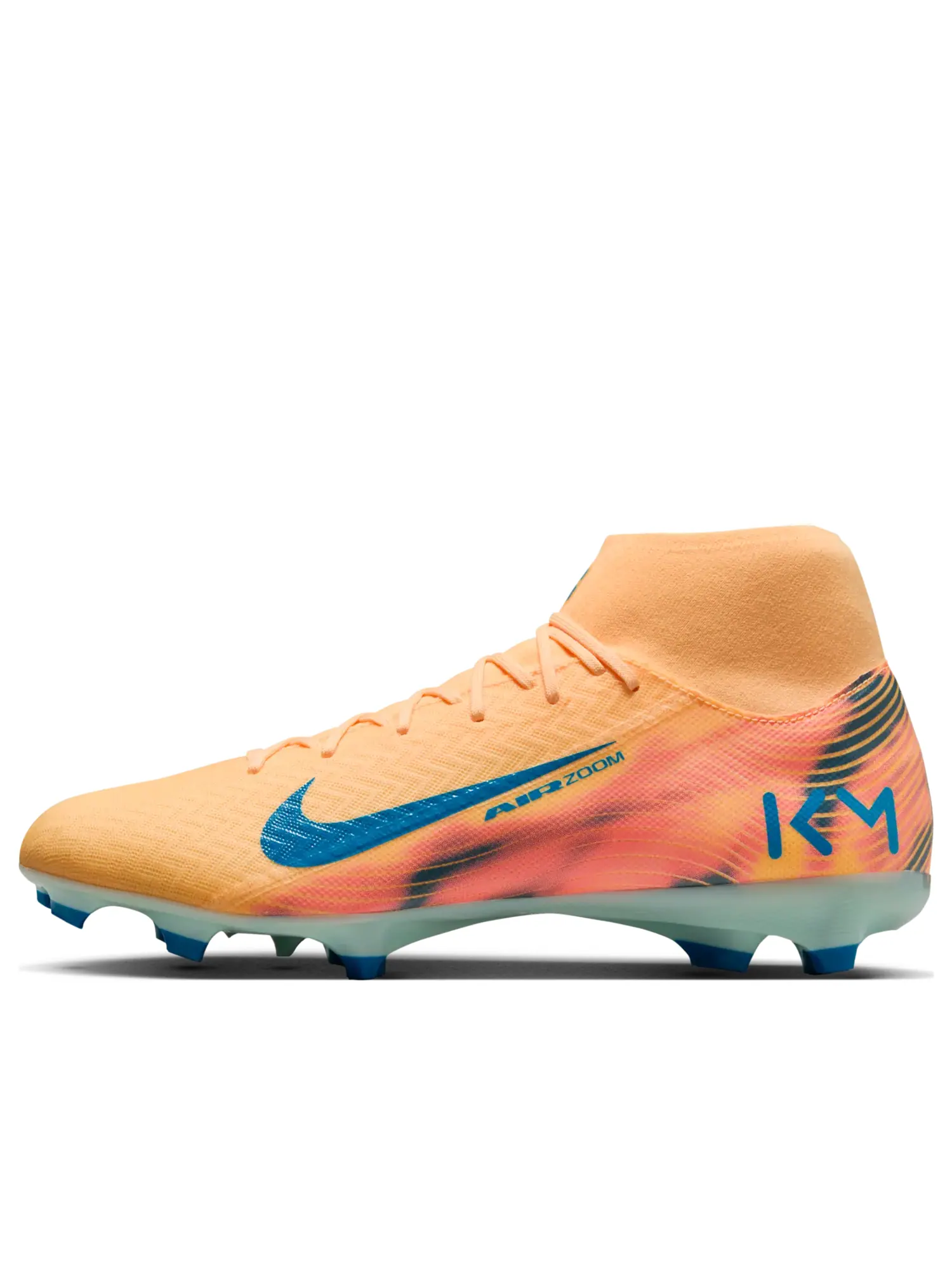 Кроссовки Nike x Kylian Mbappé Mercurial Superfly 10 Academy MG 'Melon Tint' — изображение 1 из 7, оранжевый