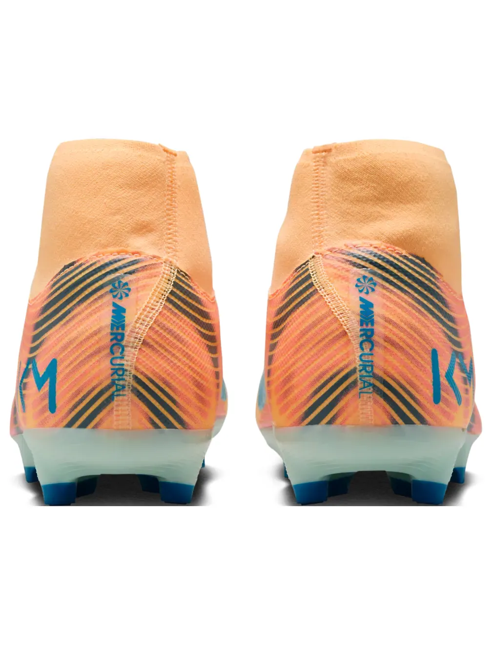 Кроссовки Nike x Kylian Mbappé Mercurial Superfly 10 Academy MG 'Melon Tint' — изображение 4 из 7, оранжевый