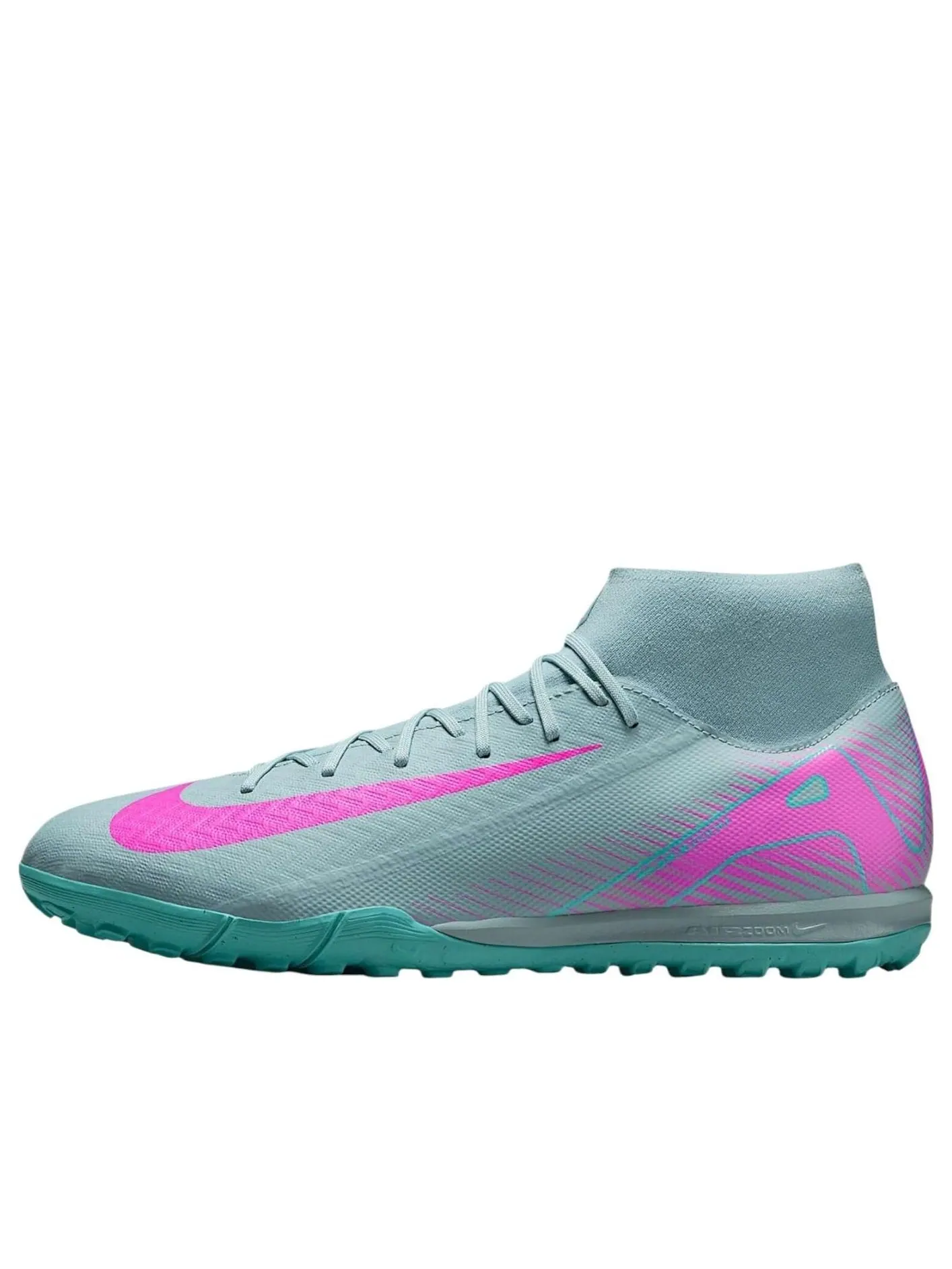 Кроссовки Nike Mercurial Superfly 10 Academy TF 'Ocean Cube Pink Blast' — изображение 1 из 6, зеленый