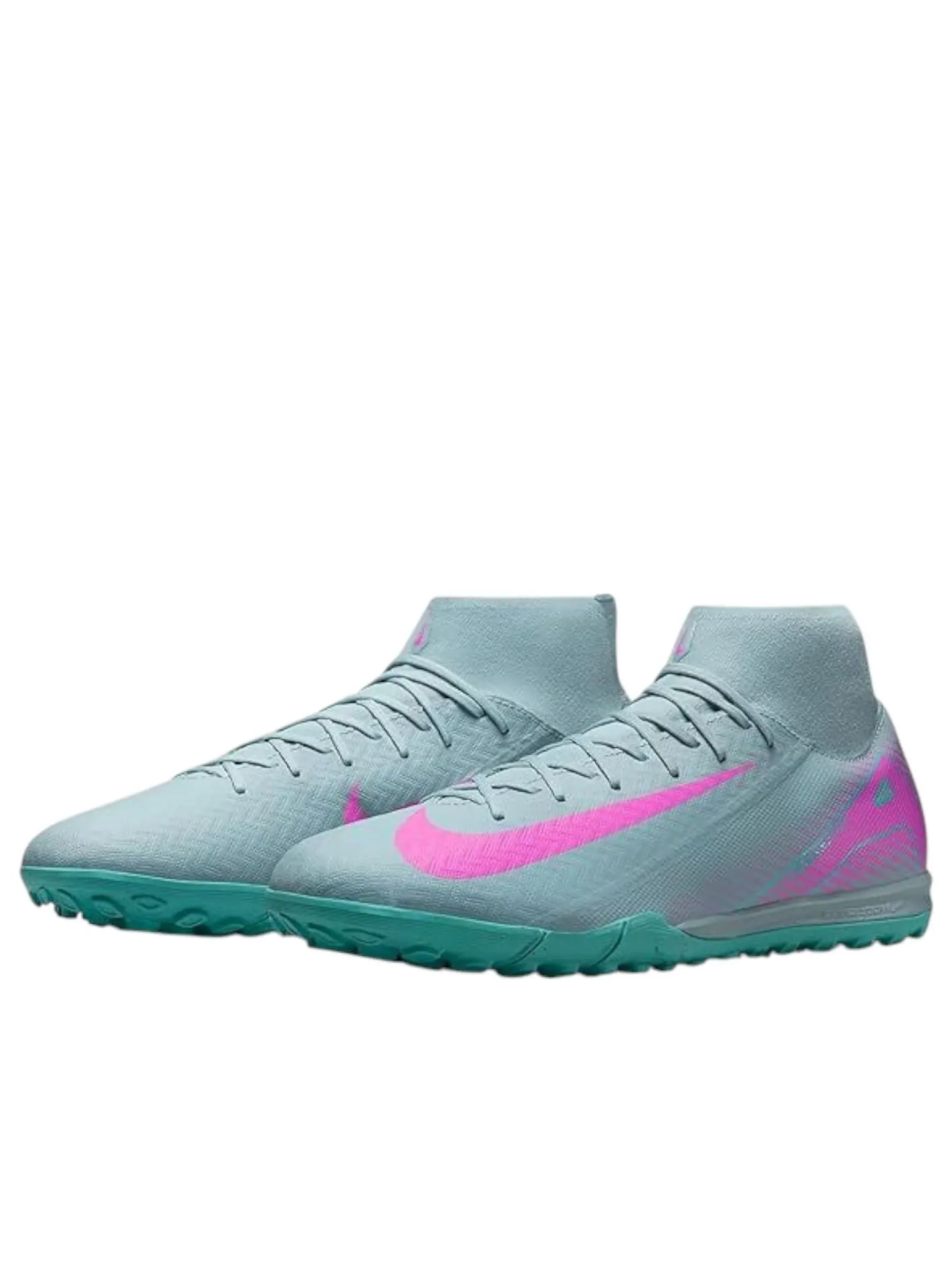 Кроссовки Nike Mercurial Superfly 10 Academy TF 'Ocean Cube Pink Blast' — изображение 3 из 6, зеленый