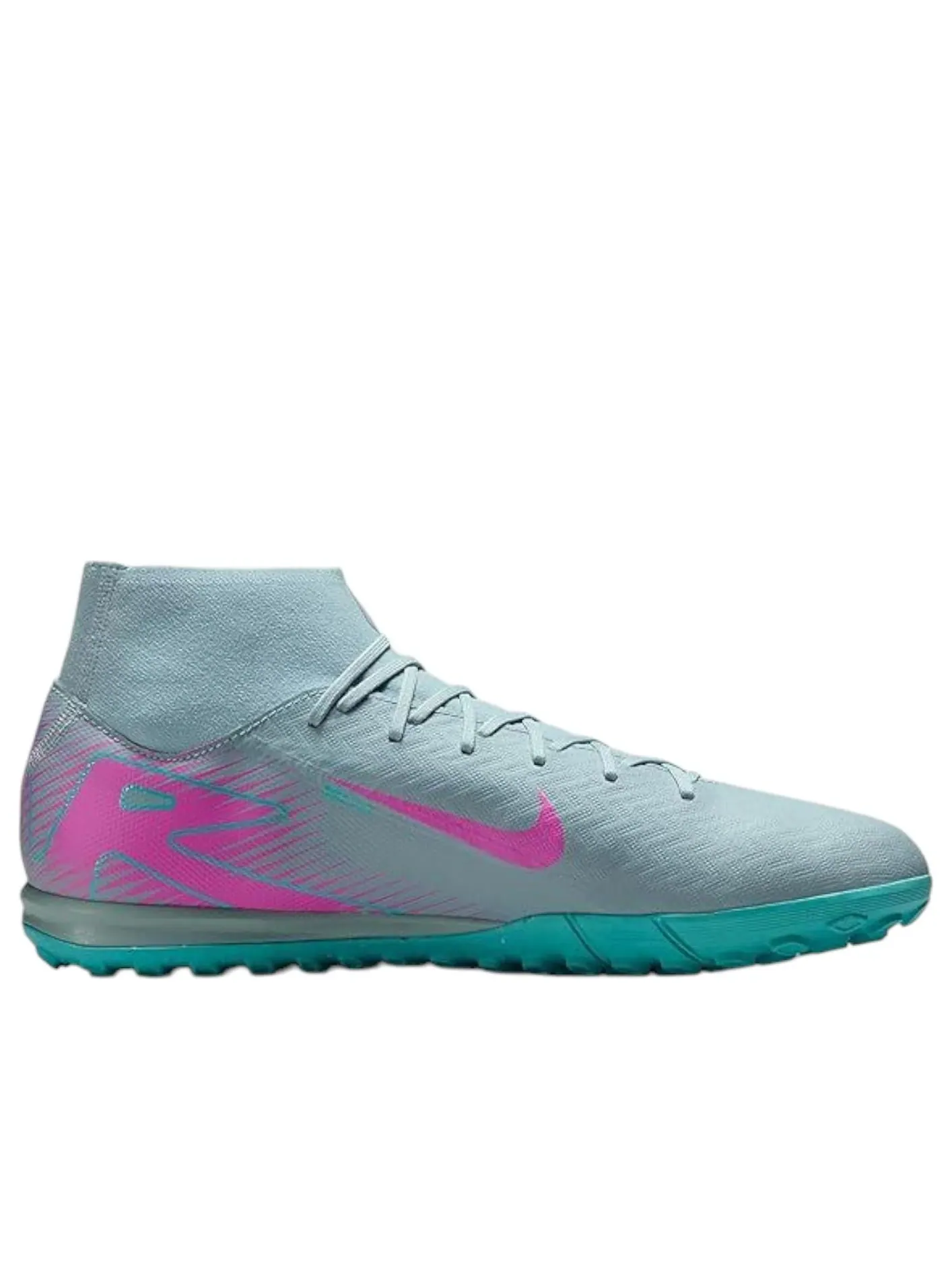 Кроссовки Nike Mercurial Superfly 10 Academy TF 'Ocean Cube Pink Blast' — изображение 6 из 6, зеленый