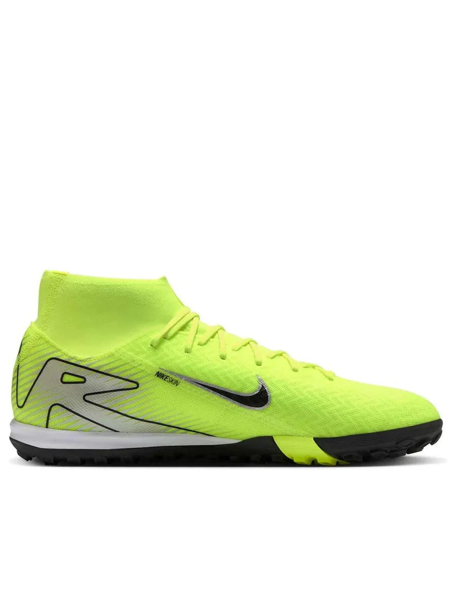 Кроссовки Nike Mercurial Superfly 10 Academy TF 'Volt Black' — изображение 2 из 6, зеленый