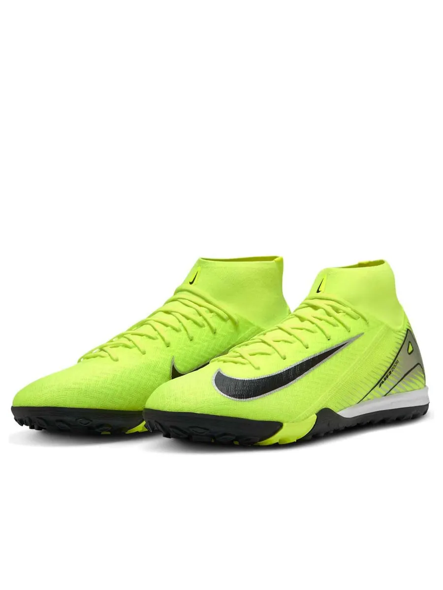 Кроссовки Nike Mercurial Superfly 10 Academy TF 'Volt Black' — изображение 3 из 6, зеленый