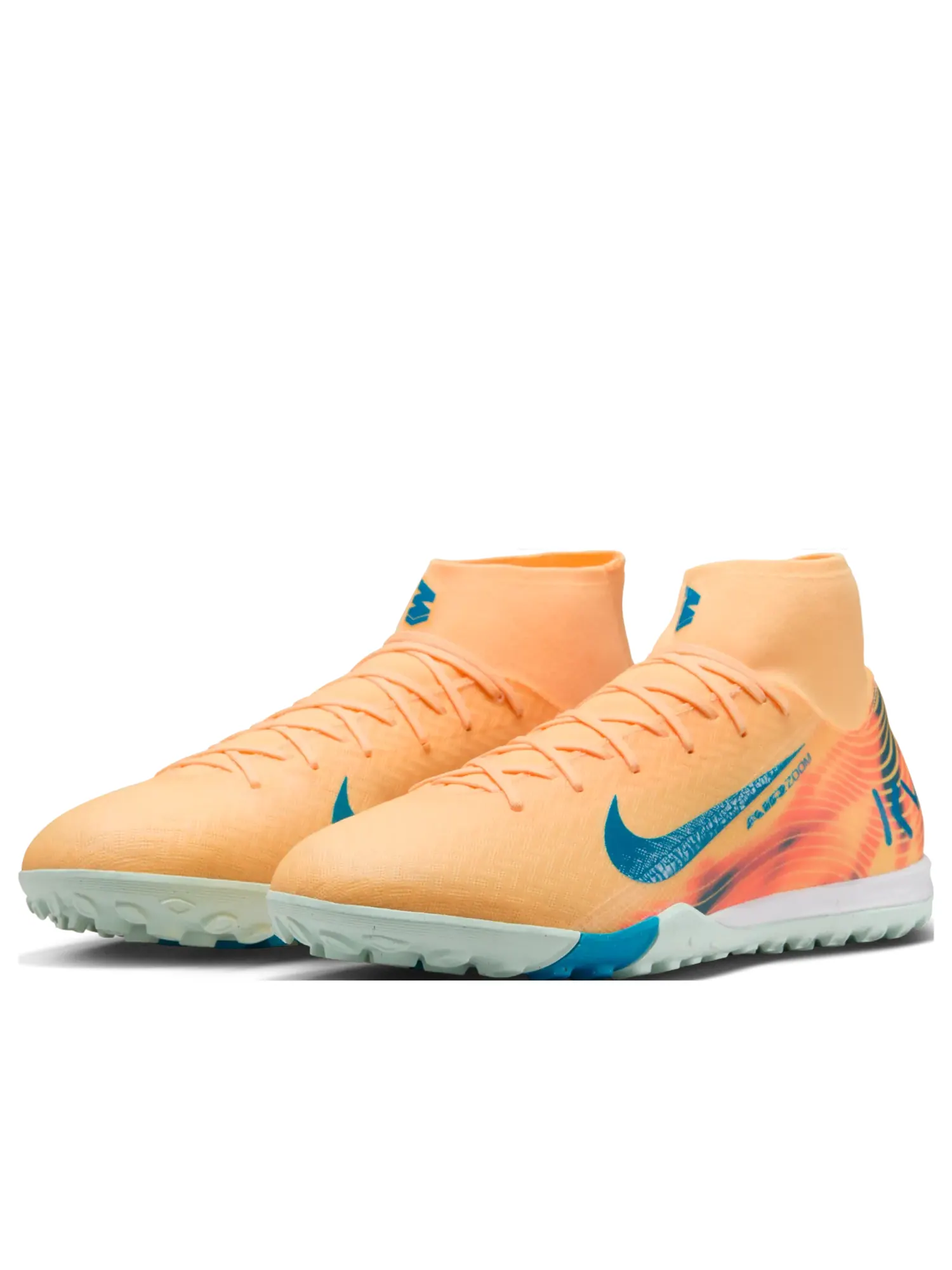 Кроссовки Nike Mercurial Superfly 10 Academy TF 'Kylian Mbappé' — изображение 3 из 7, оранжевый