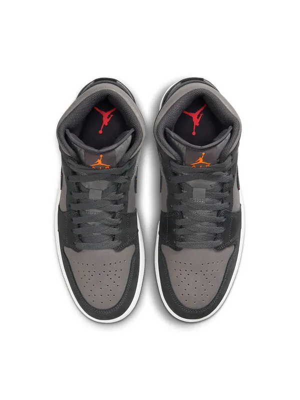 Кроссовки 1 mid se 'night stadium' Air Jordan — изображение 3 из 4, черный//оранжевый/серый