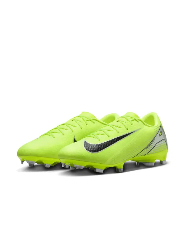 Кроссовки mercurial vapor 16 academy mg 'volt black' Nike — изображение 3 из 4, черный/желтый
