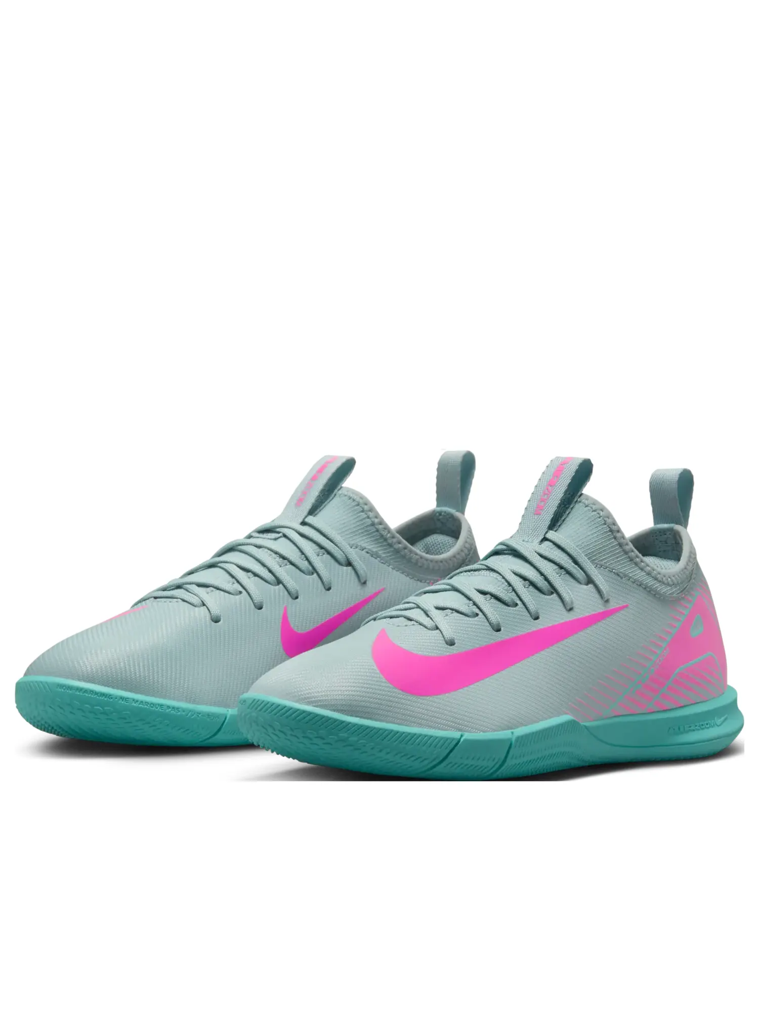 Кроссовки (GS) Nike Jr. Mercurial Vapor 16 Academy 'Ocean Cube Pink Blast' — изображение 3 из 6, бирюзовый