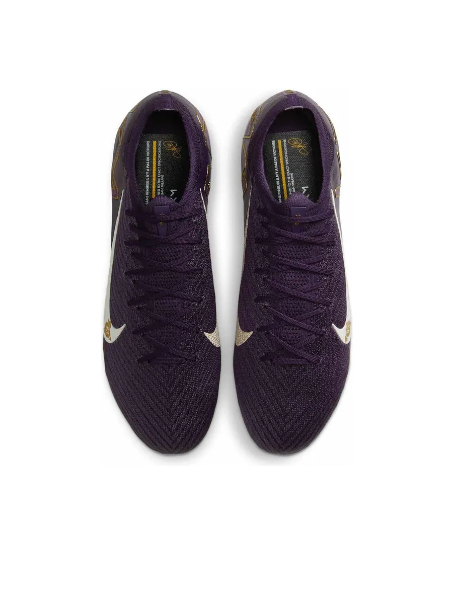 Кроссовки Nike x Kylian Mbapp Zoom Mercurial Vapor 16 Elite FG 'Grand Purple' — изображение 4 из 6, фиолетовый