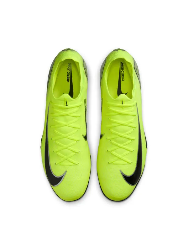 Кроссовки mercurial vapor 16 pro tf 'volt black' Nike — изображение 3 из 4, зеленый/черный