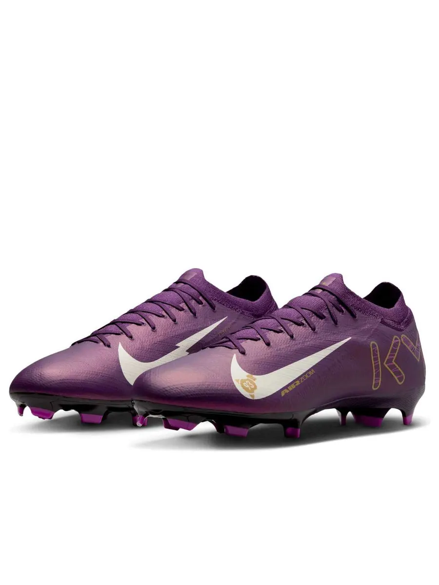 Кроссовки Nike Mercurial Vapor 16 Pro FG 'Kylian Mbapp-Grand Purple Pale Ivory' — изображение 3 из 6, фиолетовый