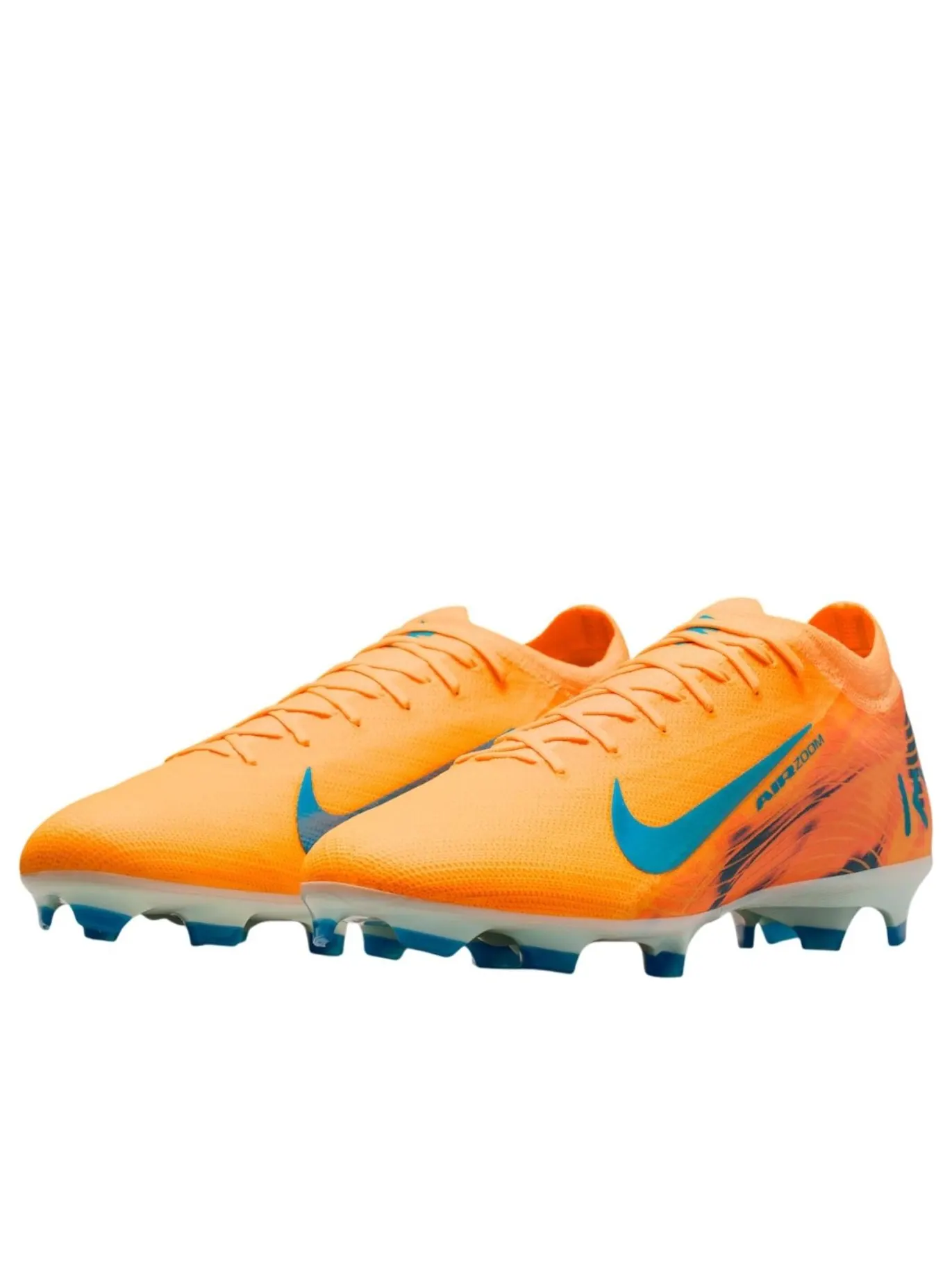 Кроссовки Nike x Kylian Mbappé Mercurial Vapor 16 Elite FG 'Melon Tint' — изображение 3 из 6, желтый