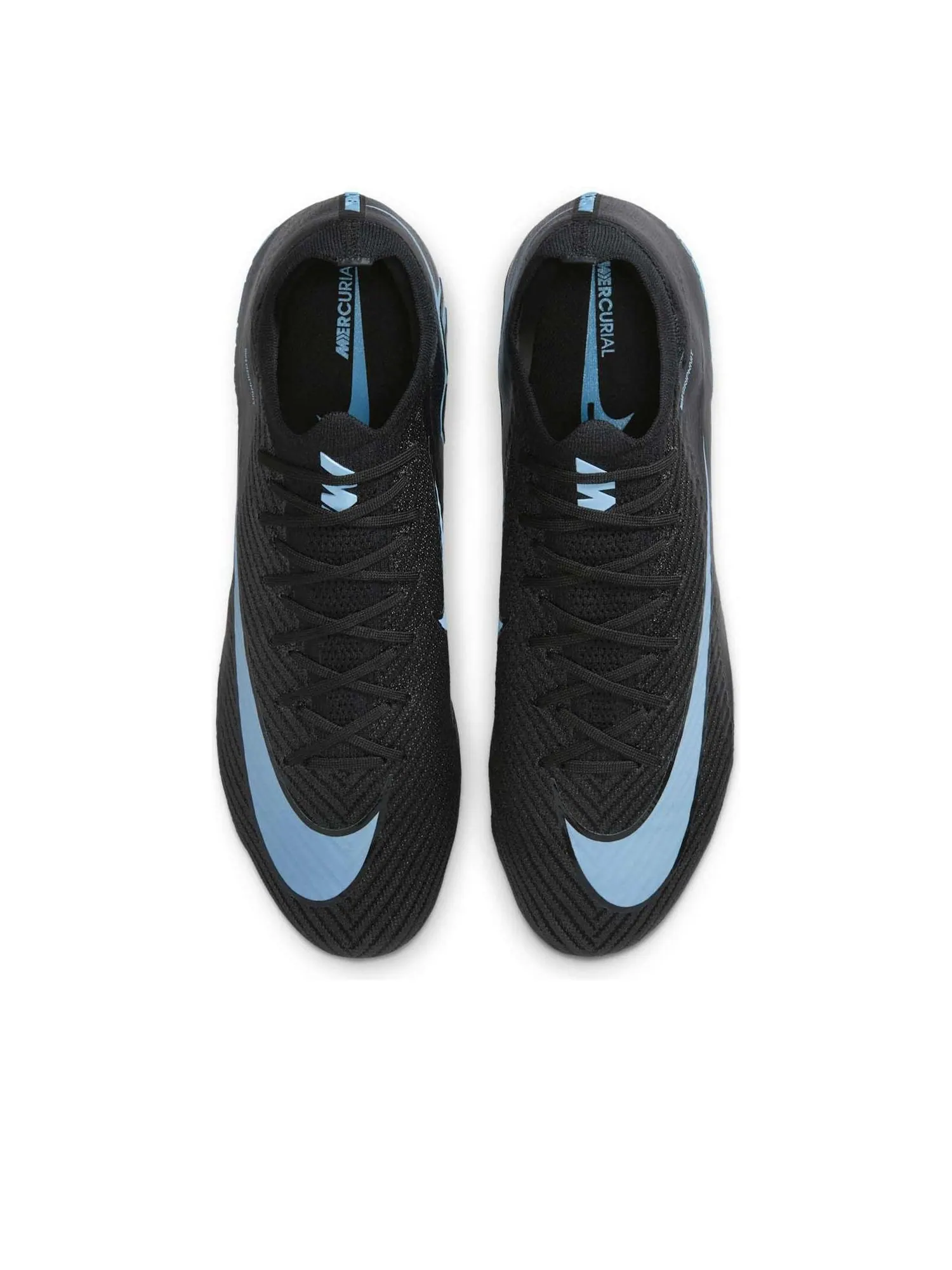 Кроссовки Nike Mercurial Air Zoom Vapor 16 Elite 'Black Ice Blue' — изображение 2 из 6, черный