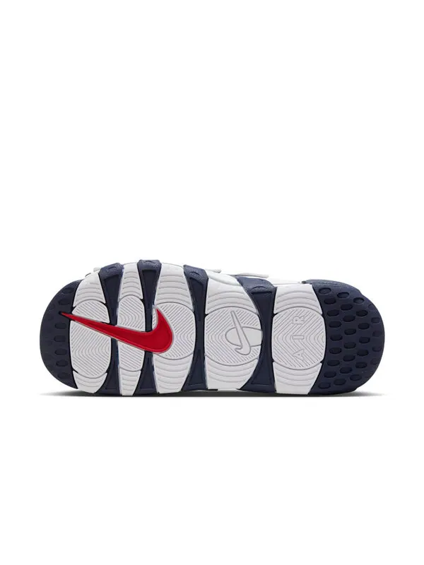 Тапочки air more uptempo slide 'olympic' Nike — изображение 4 из 4, темно-синий/белый