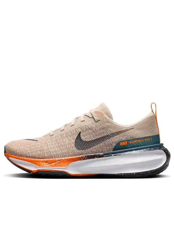 Кроссовки zoomx invincible run flyknit 3 'oatmeal safety orange' Nike — изображение 1 из 4