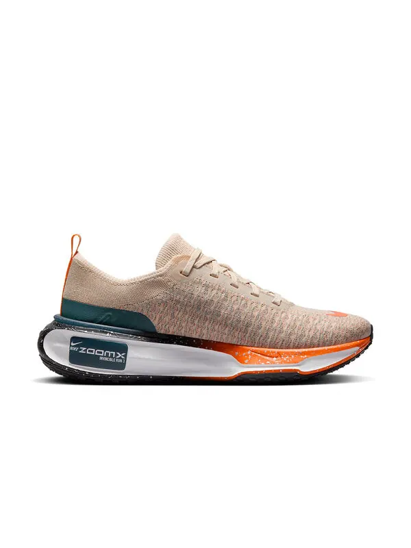 Кроссовки zoomx invincible run flyknit 3 'oatmeal safety orange' Nike — изображение 2 из 4