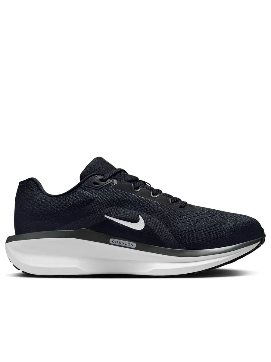 Кроссовки Nike Winflo 11 Extra Wide 'Black Grey White' — изображение 2 из 6, черный