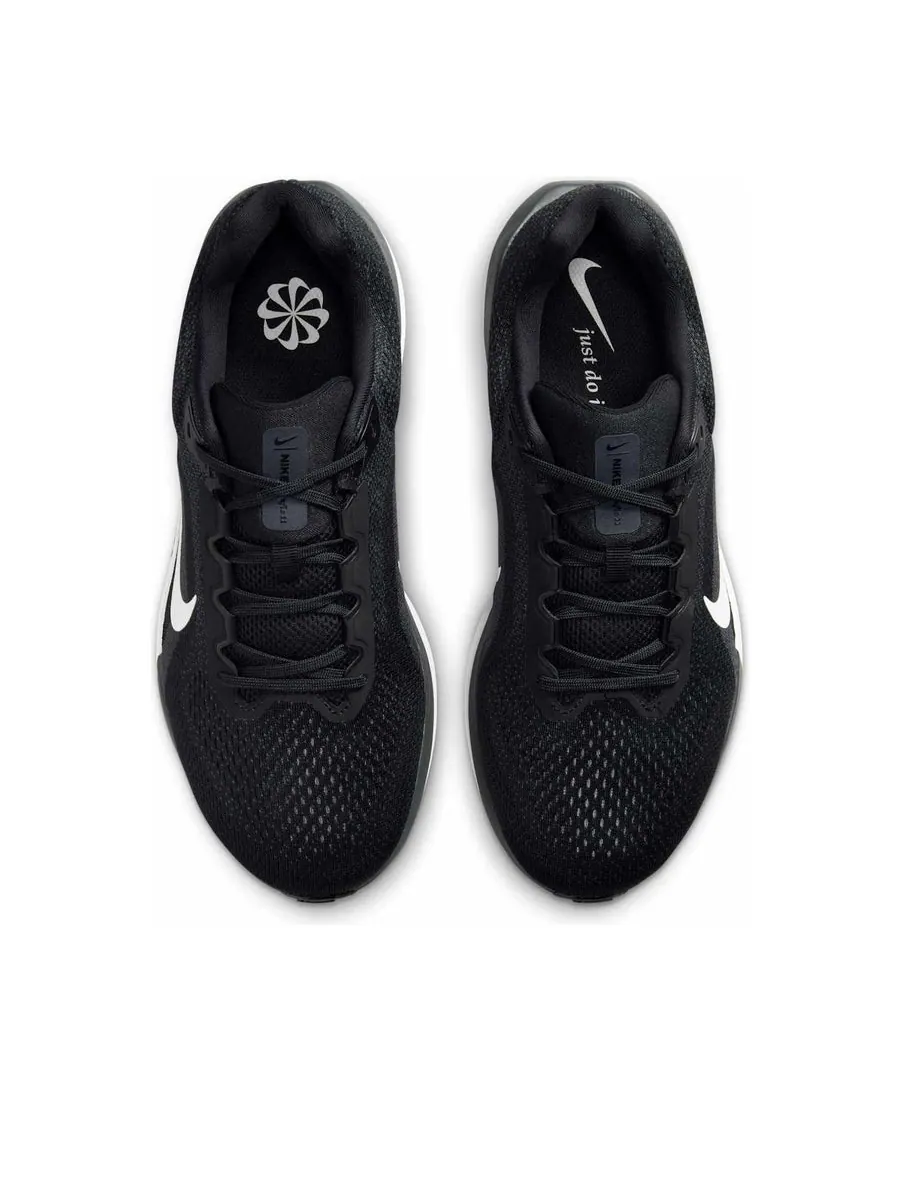 Кроссовки Nike Winflo 11 Extra Wide 'Black Grey White' — изображение 4 из 6, черный