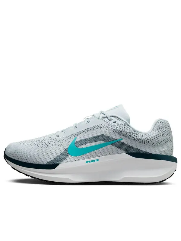 Кроссовки winflo 11 extra wide 'pure platinum dusty cactus' Nike — изображение 1 из 4, платиновый/темно-синий