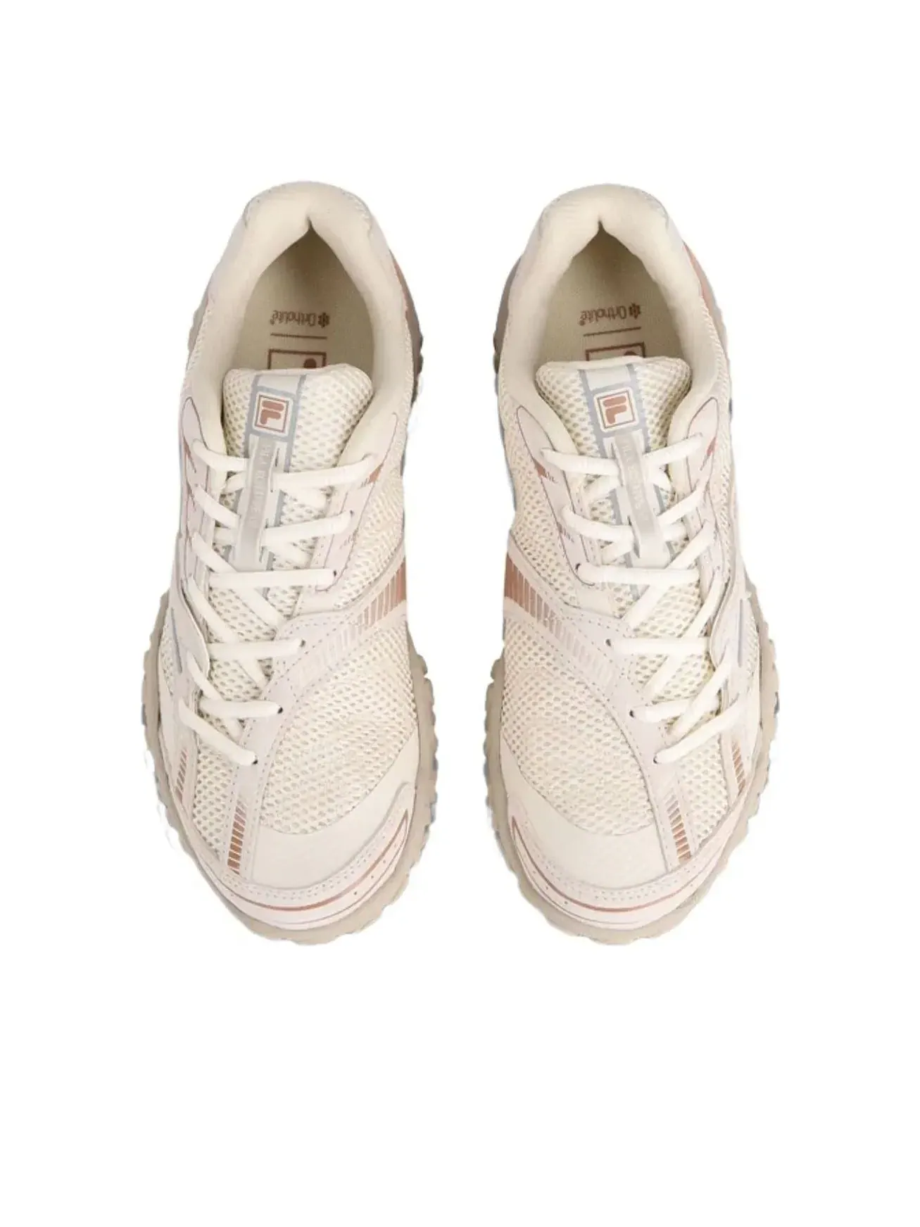 Кроссовки FILA Echappe LX v2 'Белый-коричневый-бежевый' — изображение 4 из 4