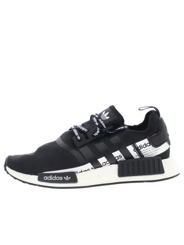 Кроссовки оригиналы nmd_r1 Adidas — изображение 1 из 4, черный/белый