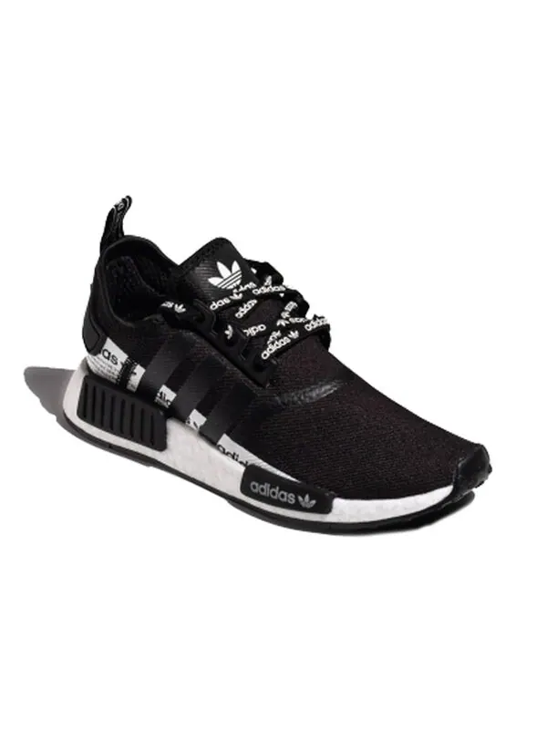 Кроссовки оригиналы nmd_r1 Adidas — изображение 2 из 4, черный/белый