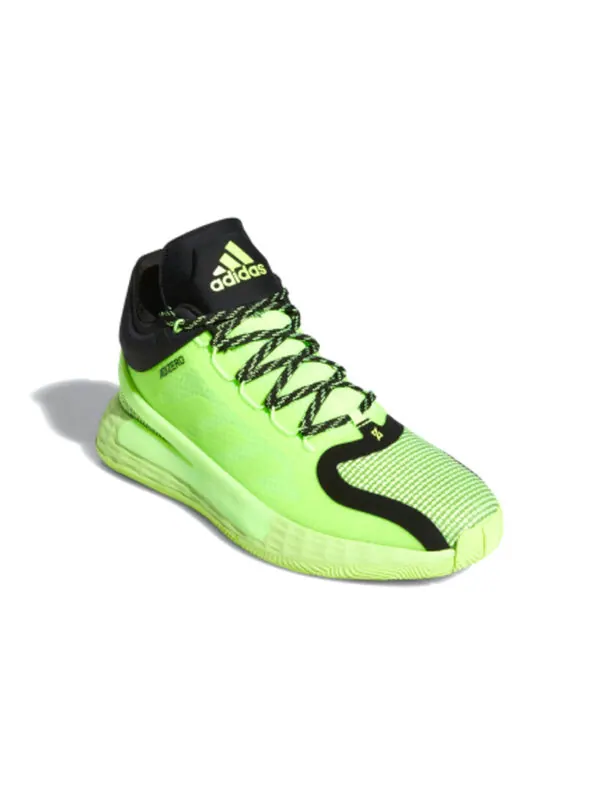 Кроссовки d rose 11 'signal green' Adidas — изображение 3 из 4, зеленый/черный