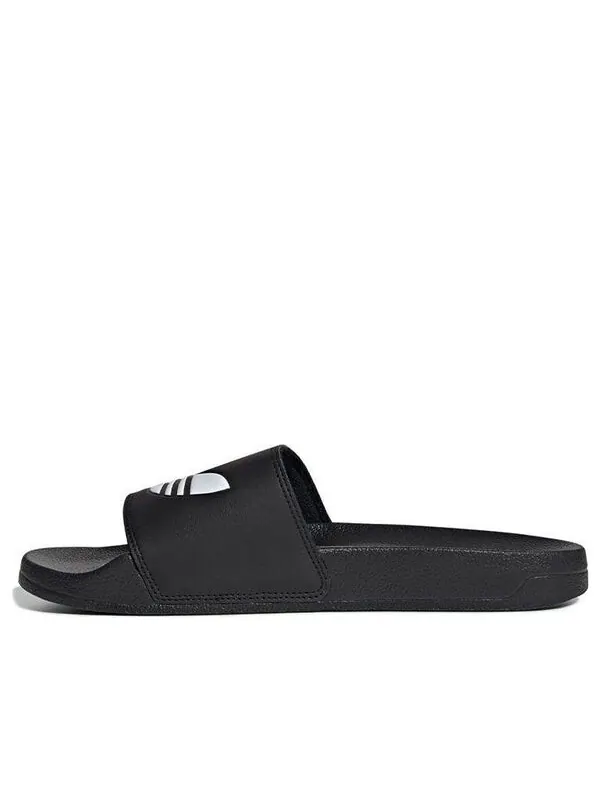 Тапочки adilette lite слайдеры Adidas — изображение 1 из 4, черный/белый